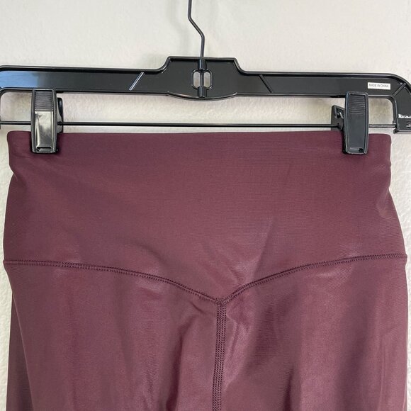 Sweaty Betty Womens XS 7/8 Length Leggings Maroon Activewear - Picture 7 of 7